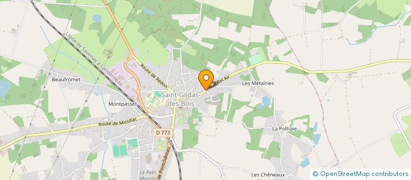 localisation de l'entreprise MILLOR à SAINT-GILDAS-DES-BOIS