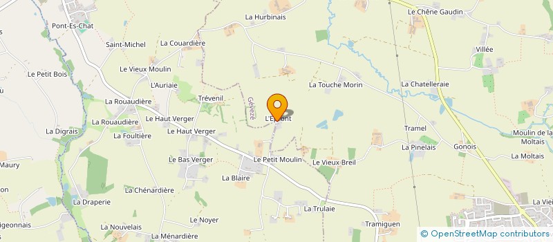 localisation de l'entreprise MILLOT  GEVEZE