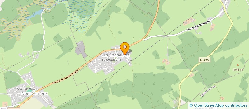 localisation de l'entreprise MILLOT DISTRIBUTION  LA CHENALOTTE