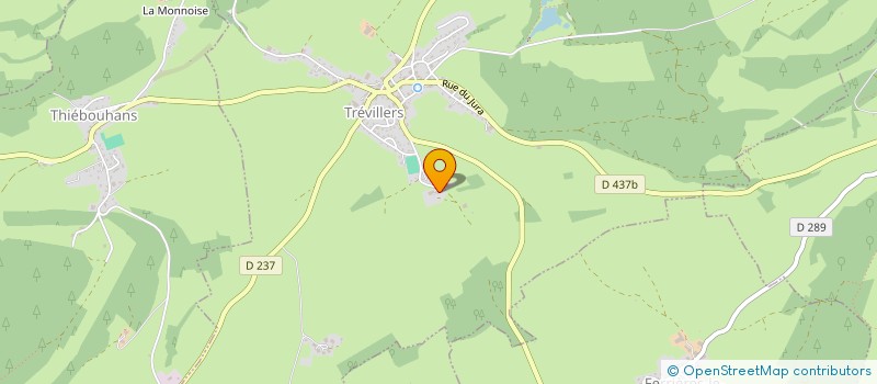localisation de l'entreprise MILLOT DU CREPON à TREVILLERS