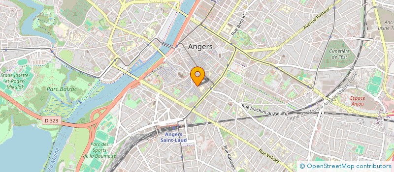 localisation de l'entreprise MILLOT ENERGIE à ANGERS