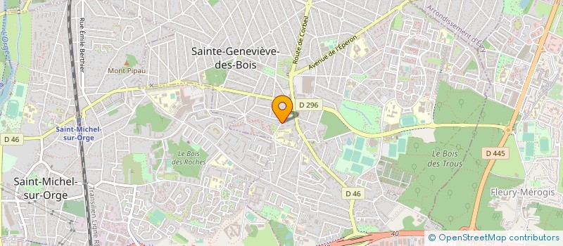 localisation de l'entreprise MILLOT JACQU à SAINTE-GENEVIEVE-DES-BOIS