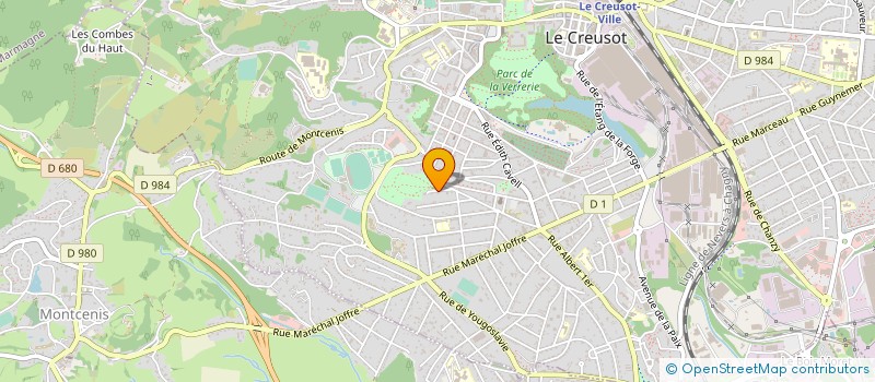 localisation de l'entreprise MILLOT JACQUES à LE CREUSOT