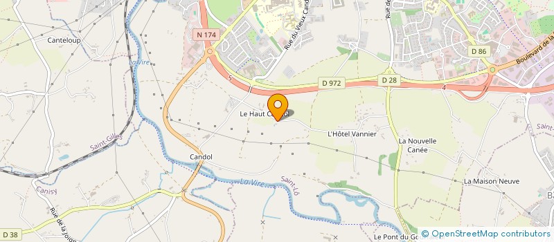 localisation de l'entreprise MILMARIM 2  SAINT-LO