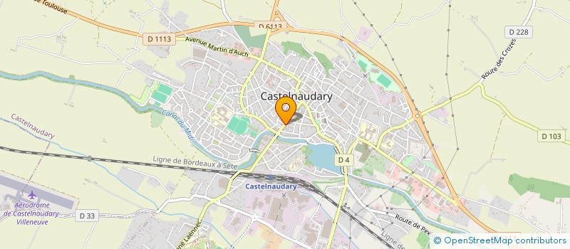 localisation de l'entreprise MILMAT à CASTELNAUDARY