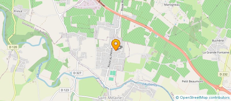 localisation de l'entreprise MILMAT  SAINT-MELAINE-SUR-AUBANCE