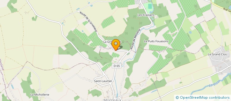 localisation de l'entreprise MILMOVI  MONTEAUX