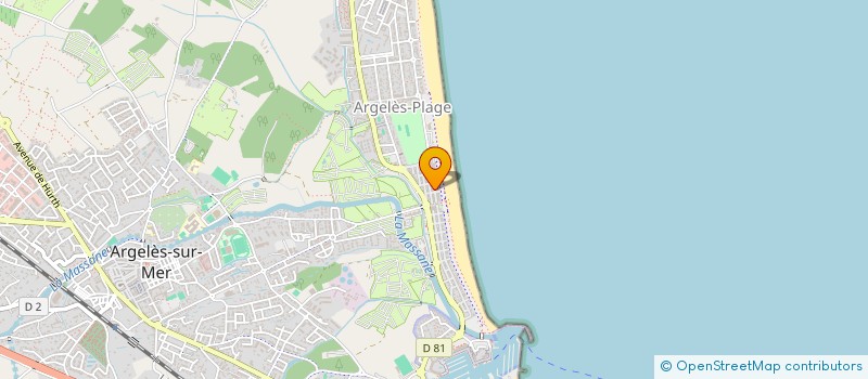 localisation de l'entreprise MILO à ARGELES-SUR-MER