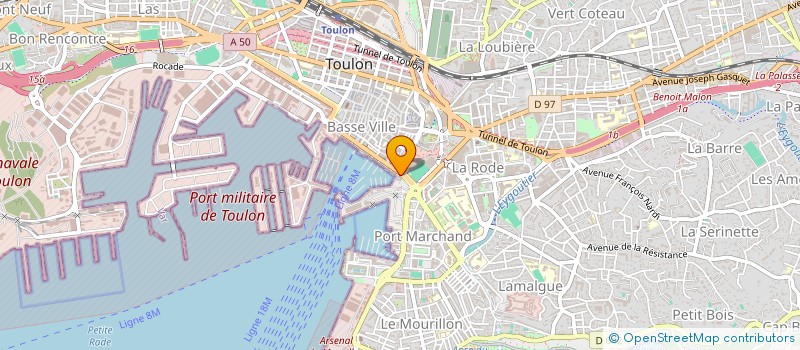 localisation de l'entreprise MILO  TOULON