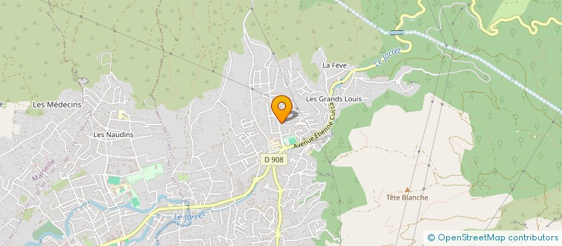 localisation de l'entreprise MILO  ALLAUCH