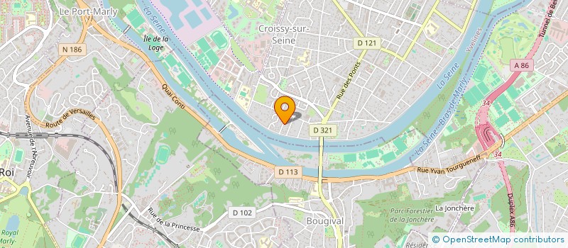 localisation de l'entreprise MILO à CROISSY-SUR-SEINE