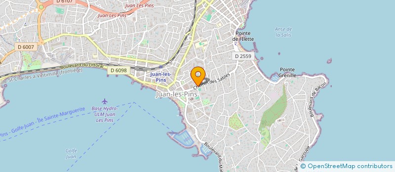 localisation de l'entreprise MILO à ANTIBES