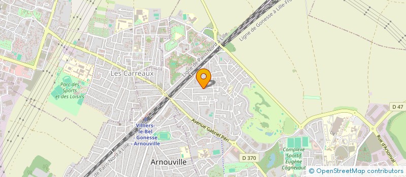 localisation de l'entreprise MILO à GONESSE