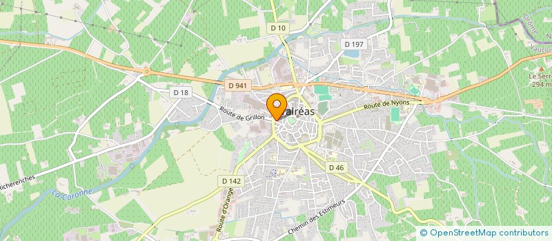 localisation de l'entreprise MILO à VALREAS