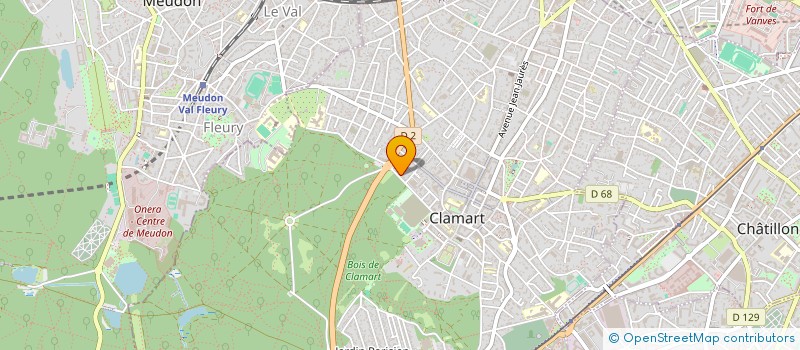 localisation de l'entreprise MILO  CLAMART