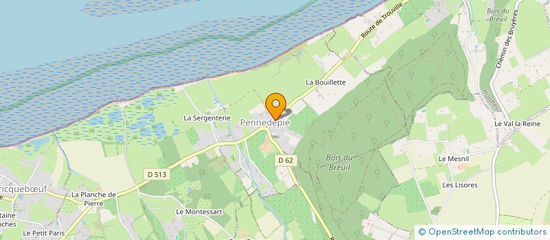 localisation de l'entreprise MILO  PENNEDEPIE