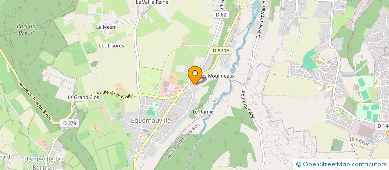 localisation de l'entreprise MILO  EQUEMAUVILLE