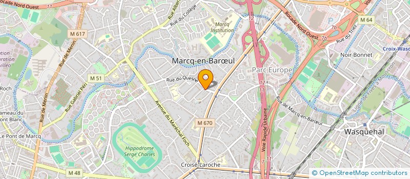 localisation de l'entreprise MILO & CO à MARCQ-EN-BARŒUL