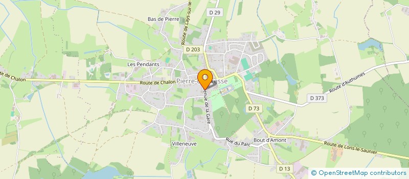 localisation de l'entreprise MILO'DINE ASSOCIATION  PIERRE-DE-BRESSE