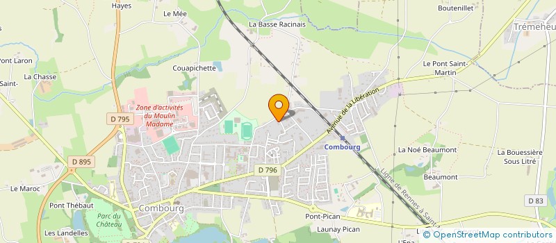 localisation de l'entreprise MILOAH  COMBOURG