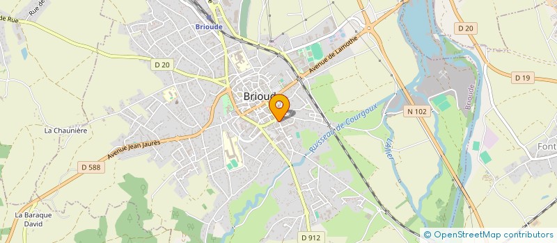 localisation de l'entreprise MILOCAST  BRIOUDE