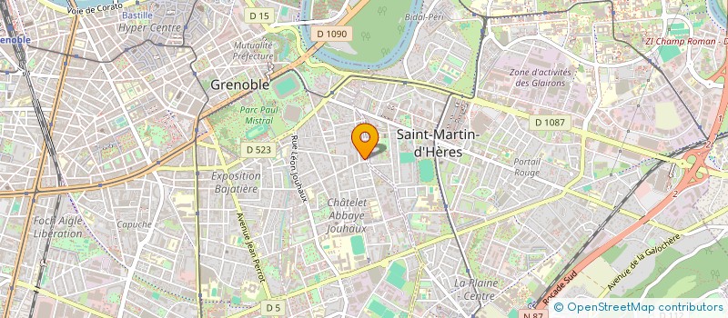 localisation de l'entreprise MILOCHE JEAN JOUVE à GRENOBLE