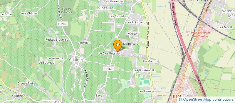 localisation de l'entreprise MILOCLO à VINZELLES