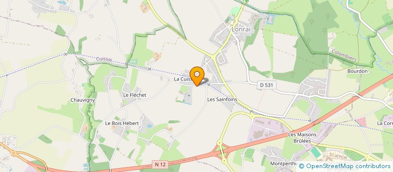 localisation de l'entreprise MILOLYS à LONRAI