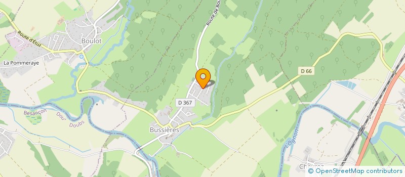 localisation de l'entreprise MILOMECO  BUSSIERES