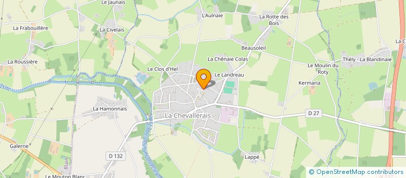 localisation de l'entreprise MILONA  LA CHEVALLERAIS