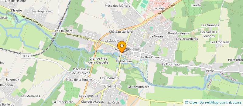 localisation de l'entreprise MILONCET à AZAY-LE-RIDEAU
