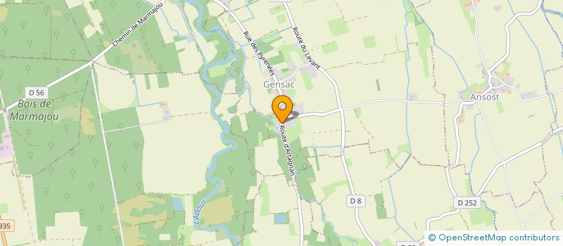 localisation de l'entreprise MILONE  GENSAC