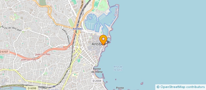 localisation de l'entreprise MILONGA à ANTIBES