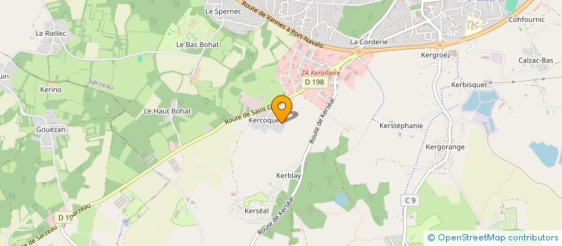 localisation de l'entreprise MILONGA RHUYS  SARZEAU