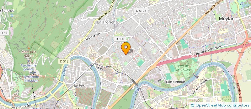 localisation de l'entreprise MILONGO-GIUSTI  LA TRONCHE