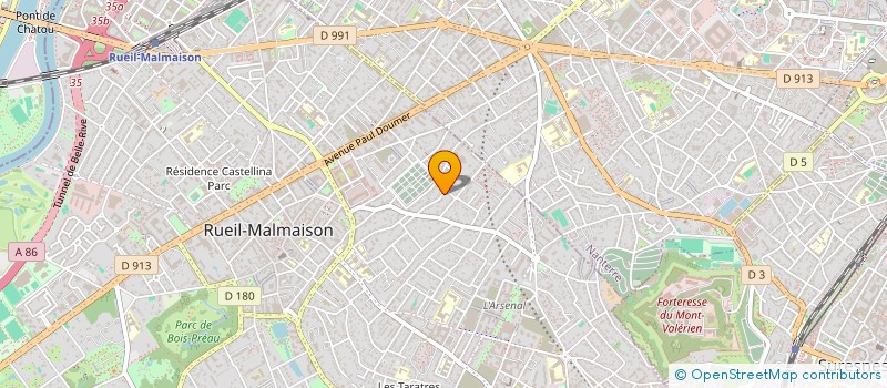localisation de l'entreprise MILOPH à RUEIL-MALMAISON