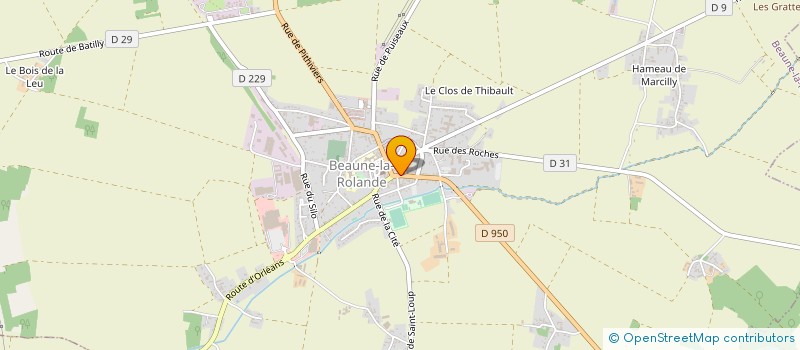 localisation de l'entreprise MILOR IMMO à BEAUNE-LA-ROLANDE