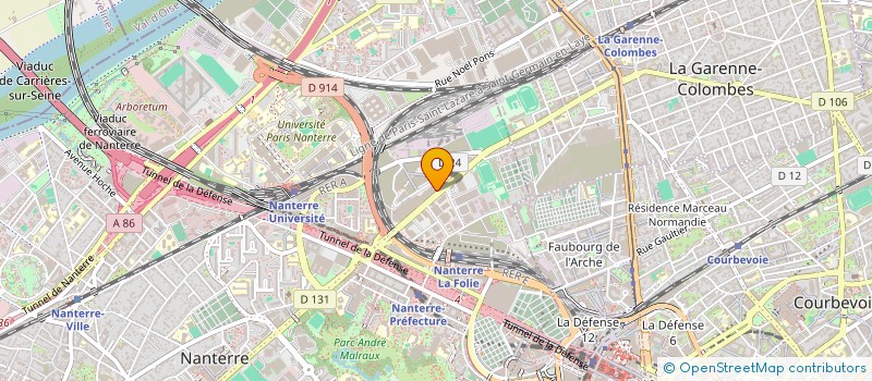 localisation de l'entreprise MILOR INTERNATIONAL  NANTERRE