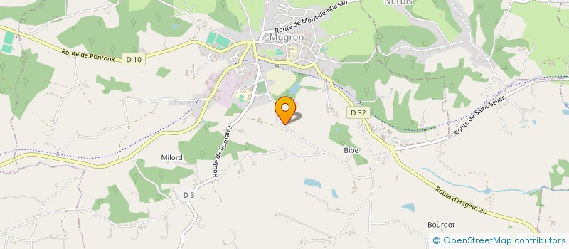 localisation de l'entreprise MILORD 20  MUGRON