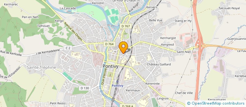localisation de l'entreprise MILORD  PONTIVY