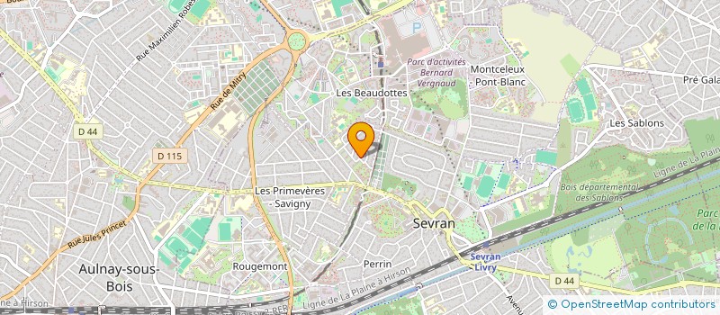 localisation de l'entreprise MILORD TRANSPORT  SEVRAN