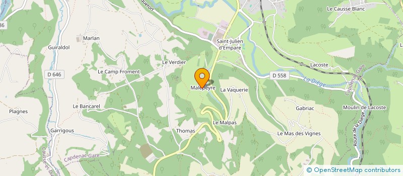 localisation de l'entreprise MILORO  NAUSSAC