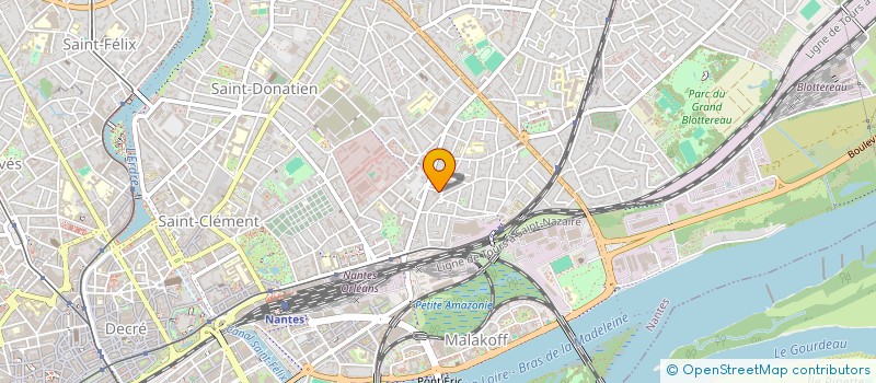 localisation de l'entreprise MILOS à NANTES