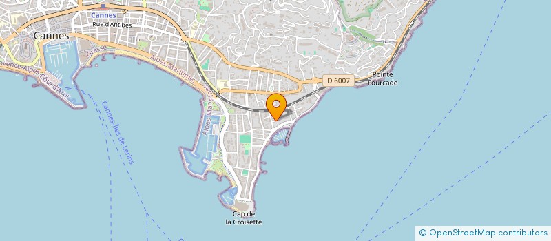 localisation de l'entreprise MILOS  CANNES