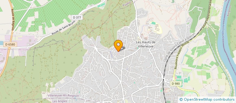 localisation de l'entreprise MILOSHOP  VILLENEUVE-LES-AVIGNON