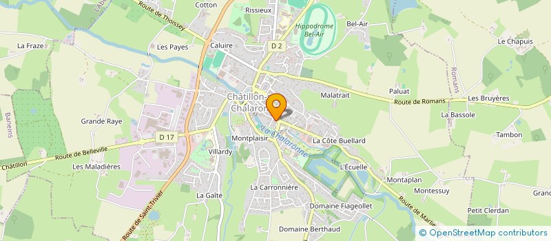 localisation de l'entreprise MILOSIS  CHATILLON-SUR-CHALARONNE