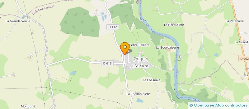 localisation de l'entreprise MILOU  ORIGNE