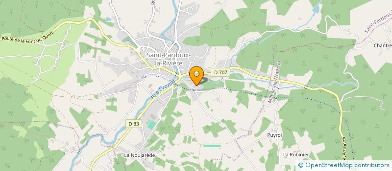 localisation de l'entreprise MILOU  SAINT PARDOUX LA RIVIERE