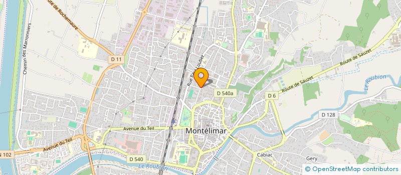 localisation de l'entreprise MILOU SCOP  MONTELIMAR