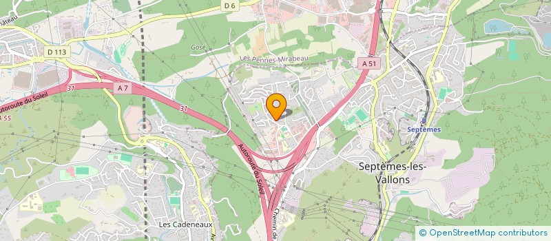 localisation de l'entreprise MILOUI à SEPTEMES LES VALLONS